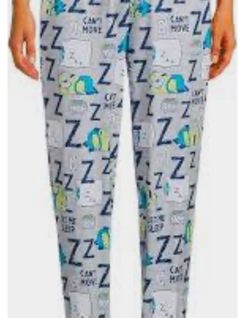woman’s Grey Minion-Print Pajama Pants - Sleepy Zzz Design 2X